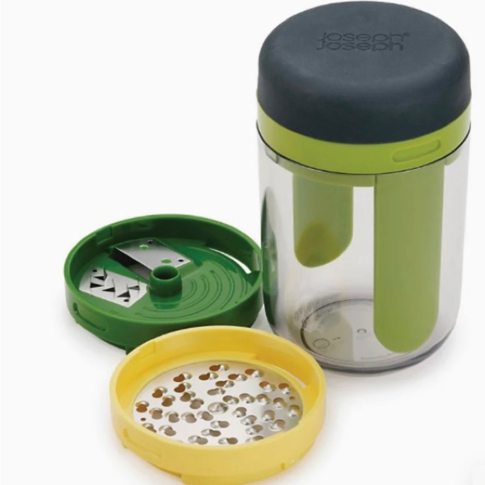 Joseph Joseph Spiro Vegetable Spiral Slicer Handheld 3 Blade Grater
